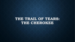 trail of tears powerpoint right onex