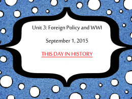 Unit 3 Foreign Policy and Imperialism
