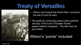 treaty of versailles peacex
