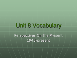 Unit 8 Vocabulary(2).