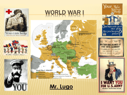 History Causes of World War I