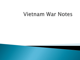 Vietnam War Notesx