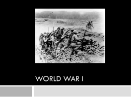 World War I - Coyne