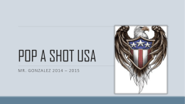 POP A SHOT USA - Bailey Middle School