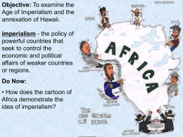 Imperialism and annexation of Hawaii
