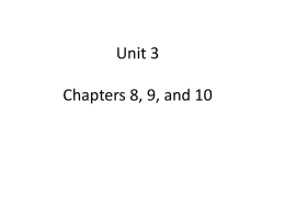 PowerPoint for Unit 3 File