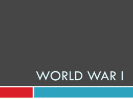 World War I - Galaxy POD