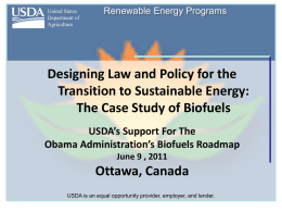 Designing Law and Policy for the Transition to Sustainable Energy