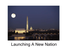 Launching A New Nation