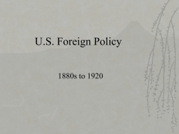 US Foreign policyx