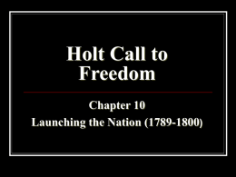 Holt Call To Freedom