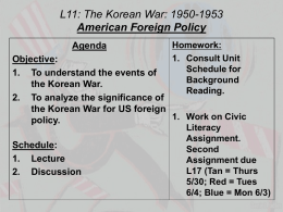 Foreign Policy Unit 2012-2013 - Lesson 11