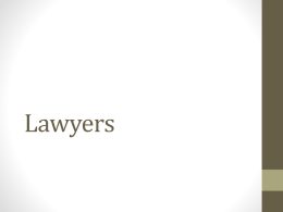 Lawyers - Mr. Kaminski Home Page