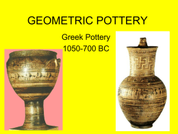 geometric pottery
