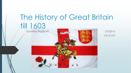 The History od Great Britain till 1603 - Kmlinux