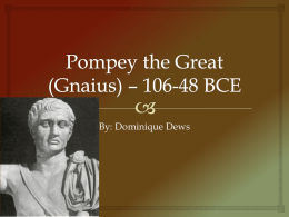 Roman Powerpoint (Pompey)