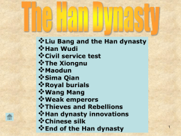 Han Dynasty PPT #2