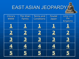 Jeopardy - High Point University