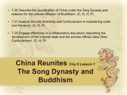 Imperial China 8_1 Song Dynasty and Buddhism