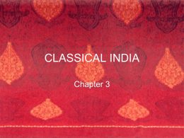 classical india - AP World History (WHAP)