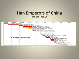 Han Emperors of China