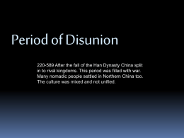 Chinese Dynasties Powerpoint
