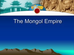 12.3 The Mongol Empire