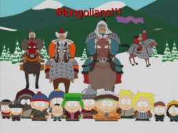 Mongol Ppt