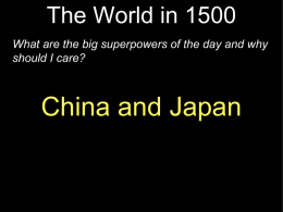 The World in 1500