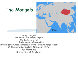 The Mongols - SCHOOLinSITES