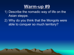 12.3 The Mongol Empire