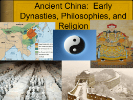 Ancient China - MrPawlowskisWorldHistoryClass