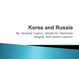 Korea and Russia