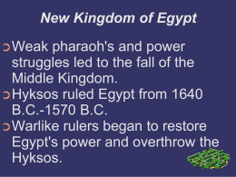 New Kingdom of Egypt