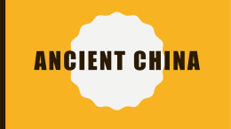 Ancient China and India ppt