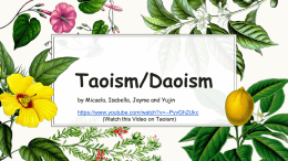 Taoism/Daoism - Moore Public Schools