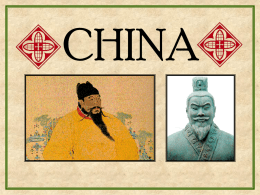 1 st Emperor of China