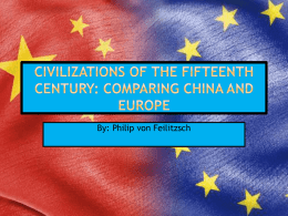 Civilizations of the Fifteenth Century–China vs