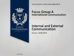 internal and external communication