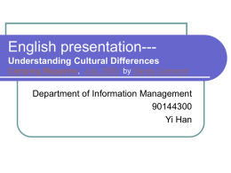 English presentation