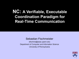NC: A Verifiable, Executable Coordination Paradigm for