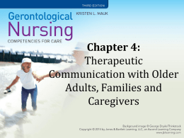 Chapter 4: Aging Changes that Affect Communication