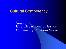Cultural Competency - University of Louisiana at Monroe