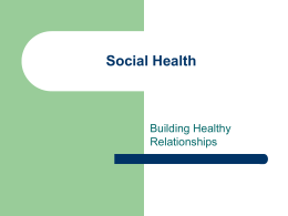 Social Health