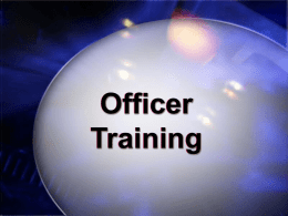 Officer Training - The National Association of Church