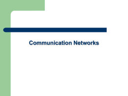 Communication networks