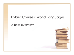 Hybrid Courses - Orange Coast College