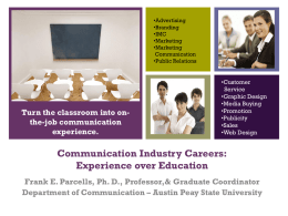 Experience over Education - Austin Peay State University