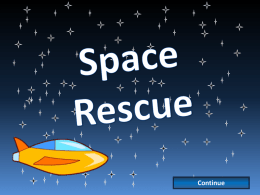 Space Rescue Example