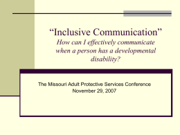 “Inclusive Communication”: How can I effectively communicate when